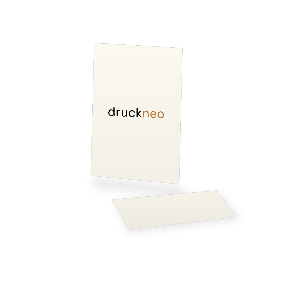 Flyer A6 Naturpapier Creme