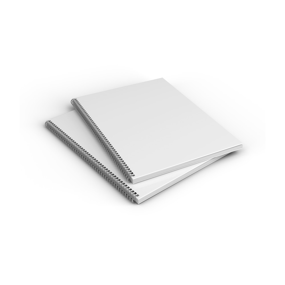 Notizblock A5 Wire-O Silber