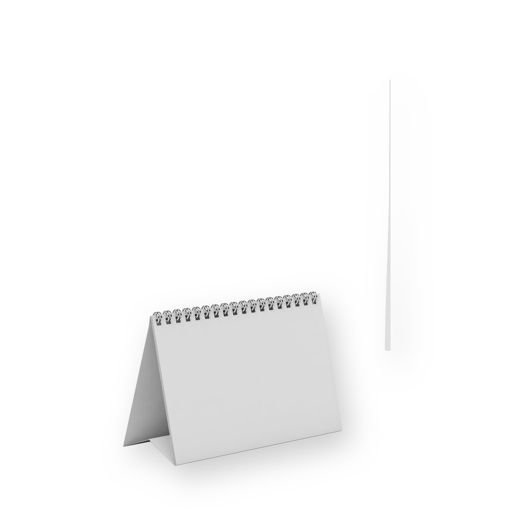 Tischkalender A5 Wire-O Aufstellstütze